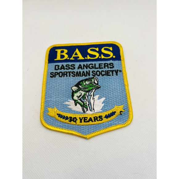 BASS ANGLERS SPORTSMAN SOCIETY FISHING CLUB 30 YEARS PATCH - Picture 2 of 4
